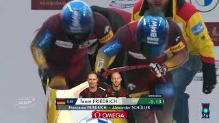 2 Man Bobsleigh Highlights Yanqing Worldcup 1 [upl. by England]