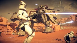 Battle of Geonosis  Clone Army vs Droid Army  STAR WARS BATTLEFRONT 2 NPC Wars [upl. by Neved]