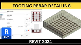 Revit 2024 Tutorial  Footing Rebar Detailing with PowerPack Detailing Plugin [upl. by Buckels900]