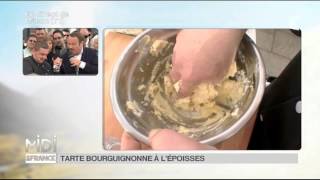 RECETTE  Tarte chaude bourguignonne à lÉpoisses [upl. by Joceline]