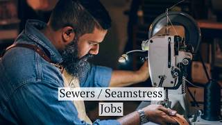 Sewing Jobs  Clothing Manufacturer is Hiring Seamstresses [upl. by Amias]