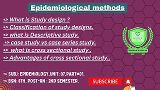 Epidemiological methods in urdu BsN 6th PostRn 2nd semester Unit7part1 epidemiology [upl. by Roswald]