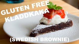 HOW TO MAKE GLUTEN FREE KLADDKAKA  SWEDISH BROWNIE [upl. by Sirroned]