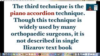 IAOS Ilizarov course When to remove the frame and other hidden secrets [upl. by Eilesor]