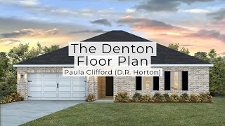 The Denton Floor Plan  DR Horton [upl. by Vasquez]