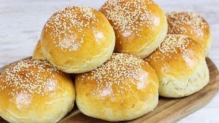 Selbstgemachte Burger Brötchen  Burger Buns [upl. by Gildas]