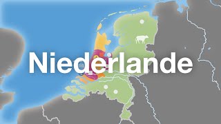 Niederlande  Überblick in Karten [upl. by Hardan]