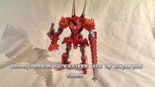 Transformers Generations Age of Extinction Scorn Review Deutsch  German [upl. by Ayekal]