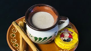 Champurrado Caliente Con Maizena y Chocolate abuelita Receta Mexicana [upl. by Adanama426]