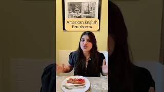 Bruschetta mispronouncedenglishwords pronunciation spokenenglish communicationskills [upl. by Stedmann]