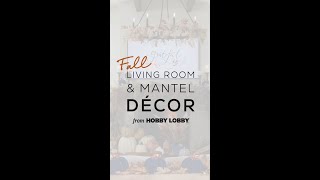 Fall Living Room amp Mantel Decor [upl. by Nalor]