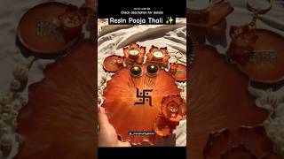 Resin Pooja Thalis😱resinshortsganeshmagicoartexploreartviralshortsviraltrendcrafteraditi [upl. by Vedette]