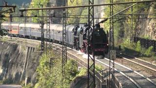 41 018 und 01 153307 auf der Geislinger Steige [upl. by Haida]