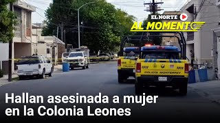 Hallan asesinada a mujer en la Colonia Leones [upl. by Druci]