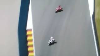 Brad Binder crash in race  2023 German GP [upl. by Shriver]