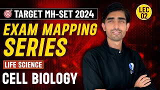 EXAM MAPPING SERIES  Cell Biology Life Science  MHSET 2024  Lecture 2 [upl. by Sergent998]