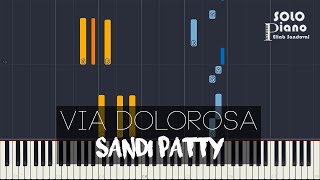 Sandi Patty  Via Dolorosa  Easy Piano Tutorial  Partitura [upl. by Neffets18]