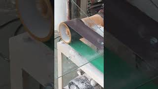 Glass Polishing interiordesign home glasscutting woodworking aluminium ytshorts art shorts [upl. by Alyk]