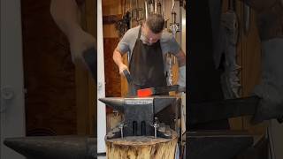 Forging the Elven Sword axe blade vikings survival blacksmith forging welding [upl. by Kirwin]