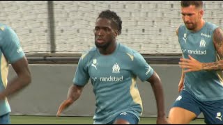 Lors de lentraînement de lOM au stade Vélodrome les premières images de Jonathan Rowe [upl. by Ened]