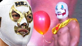 SOBERANO JR a la PSYCHO CIRCUS  HOMENAJE a LUCHA LIBRE MEXICANA en Juegos Olímpicos [upl. by Cottle965]