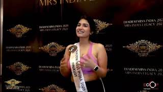 2020 drvibhaojasfitnessclinic as a fitness partner at diadem miss amp mrs india legacy 202p [upl. by Adiana]