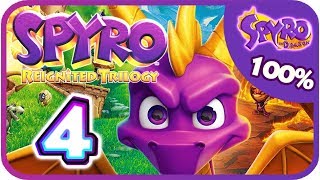 Spyro Reignited Trilogy 🔥 100 🔥 Spyro 1 Walkthrough Part 4 PS4 XB1 Beast Makers [upl. by Gui]