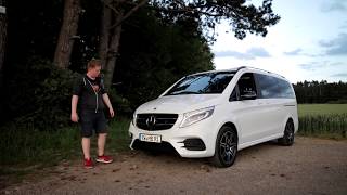 2019 MercedesBenz VKlasse V250d 4matic Avantgarde Edition  Review Fahrbericht Test [upl. by Carmelita]