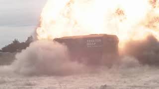 25 kg TNT charge IED side blast test  Roshel Senator MRAP [upl. by Beore]