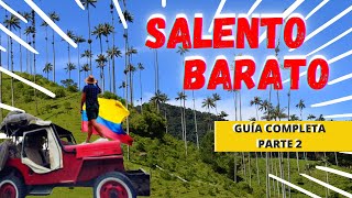 QUE HACER EN SALENTO❓ Valle del Cocora🌴 Tour del Café☕ Guia ‼️Costos‼️ Eje Cafetero Parte 2 [upl. by Aimek]