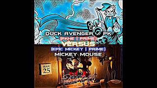 Duck AvengerPk VS Mickey Mouse Epic Mickey [upl. by Nylecaj]