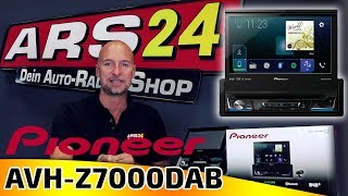 Pioneer AVHZ7000DAB  1DIN Autoradio mit ausfahrbarem Display  CarPlay und Android Auto  ARS24 [upl. by Knute]