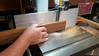 Resawing ironwood with a hellbender performance carbide blade [upl. by Grinnell]