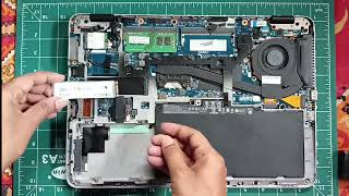 HP G3 840 Laptop RAM M2 SSD Harddisk Change  Laptop Cline and many problems Solved [upl. by Eleonore]