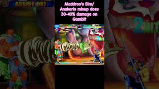 MvC2 DhalsimAnakaris Mixup Does 3040 damage on Gambit by Maddroo [upl. by Lipfert875]