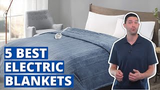 ✅ TOP 5 Best Electric Blankets  Buying Guide [upl. by Asimaj]