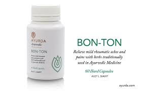 BonTon Soothing Relief for Aches and Inflammation [upl. by Eldwin]