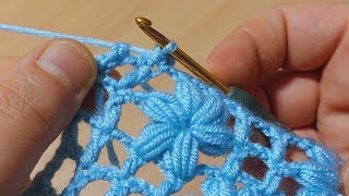 daisy💮easy crochet knittin  Fileli papatya kolay tığ işi örgü [upl. by Etnaud]