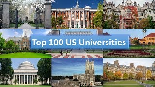 Top 100 US Universities [upl. by Asilram49]