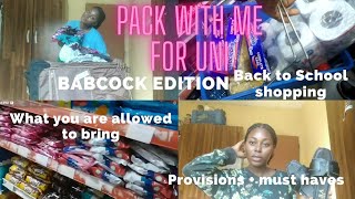 Get ready with me for BABCOCK UNIVERSITY PackingShopping for school [upl. by Rosalia]