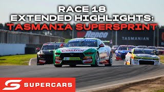 Race 18 Extended Highlights  NED Whisky Tasmania SuperSprint  2024 Repco Supercars Championship [upl. by Eanore]