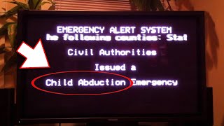 5 Scariest Amber Alerts Interruptions On TV [upl. by Enilauqcaj]