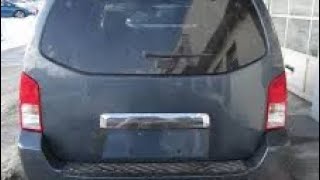 Nissan Pathfinder Stuck Rear Hatch Fix  Replacement of Trunk Lid Release Switch [upl. by Oicnecserc877]