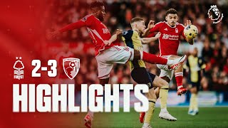 HIGHLIGHTS  NOTTINGHAM FOREST 23 BOURNEMOUTH  PREMIER LEAGUE [upl. by Leiru631]