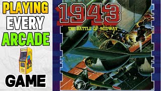 Playing EVERY Arcade Game  1943  Real Hardware [upl. by Gayner]