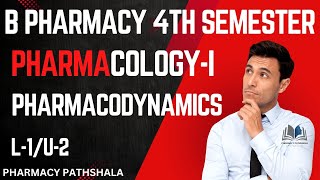 L1  U2  PharmacodynamicsI  Pharmacology  B Pharmacy 4th Semester [upl. by Gnouhc]