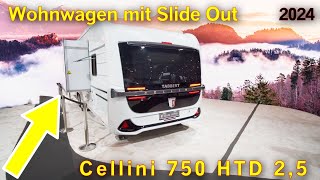 Tabbert Cellini 750 HTD 25 2024 🦊 Slide Out im Wohnwagen [upl. by Elora]