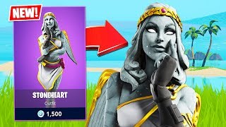 New Stoneheart Skin Fortnite Live Gameplay [upl. by Painter779]