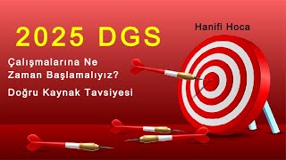 2025 DGS Hazırlık Çalışmalarına Ne Zaman Başlamalıyız DGS Kaynak Tavsiyesi  Doğru Çalışma dgs2025 [upl. by Ainoet73]