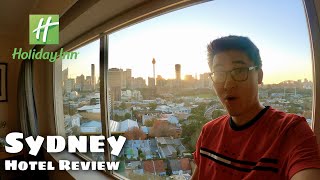 Sydney Hotel Review Holiday Inn Potts Point  King Room with Harbour View [upl. by Ehtnax681]